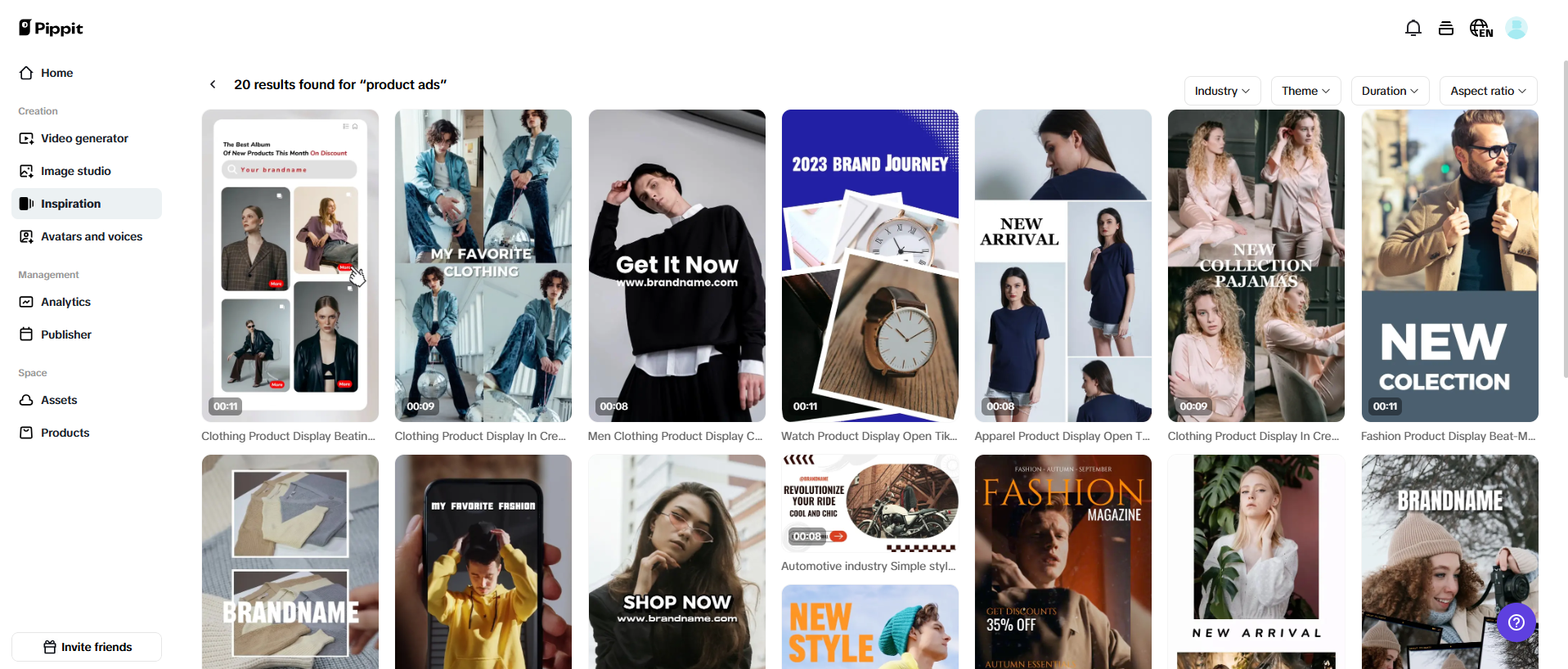 Templates personalizáveis