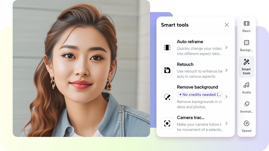 Powerful editing tools for perfect enhancement 