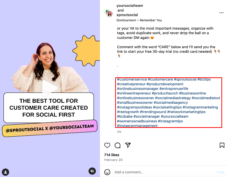 Use trending hashtags