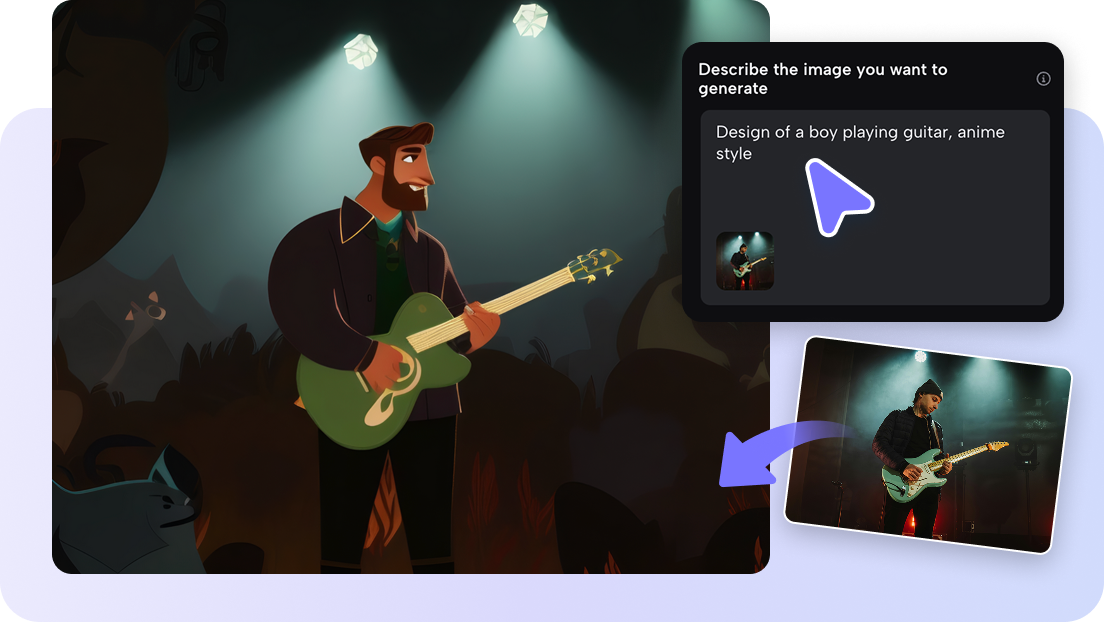 Преобразуйте статичные изображения в живописные произведения искусства.