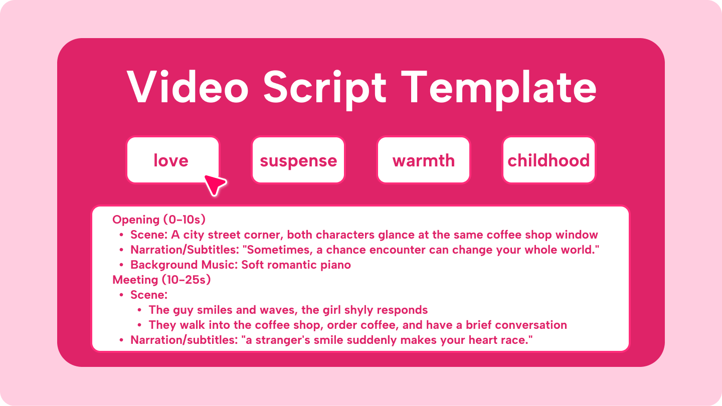 video script template