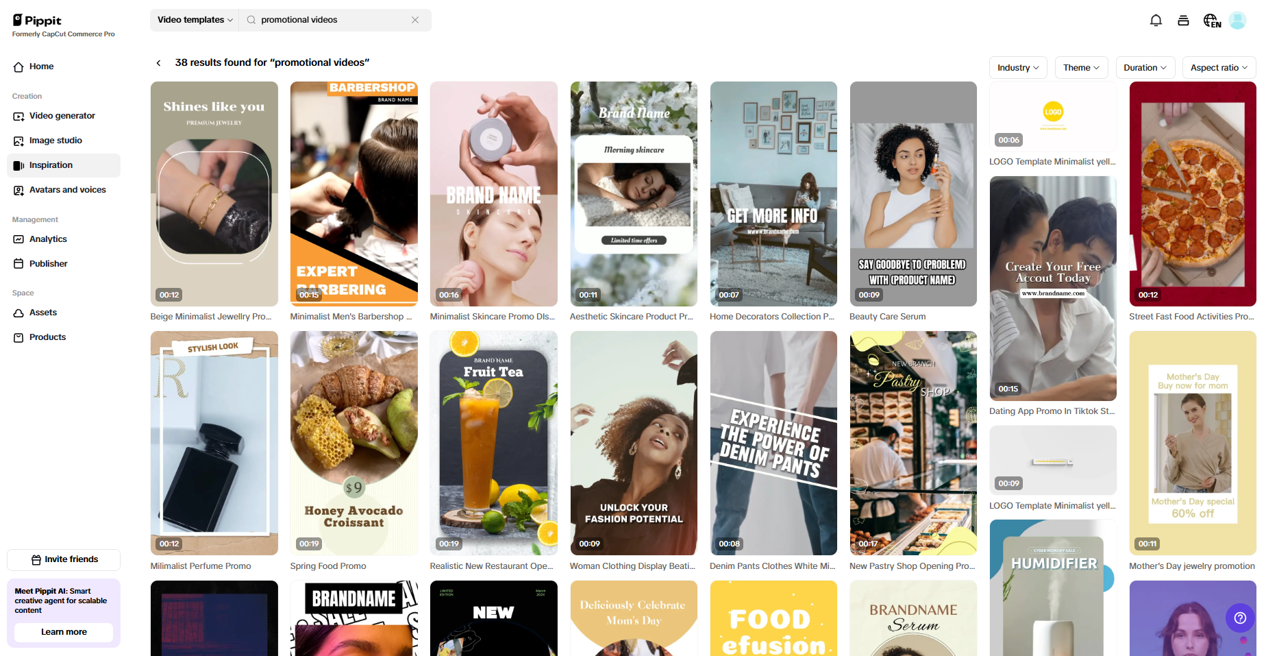 Customizable templates