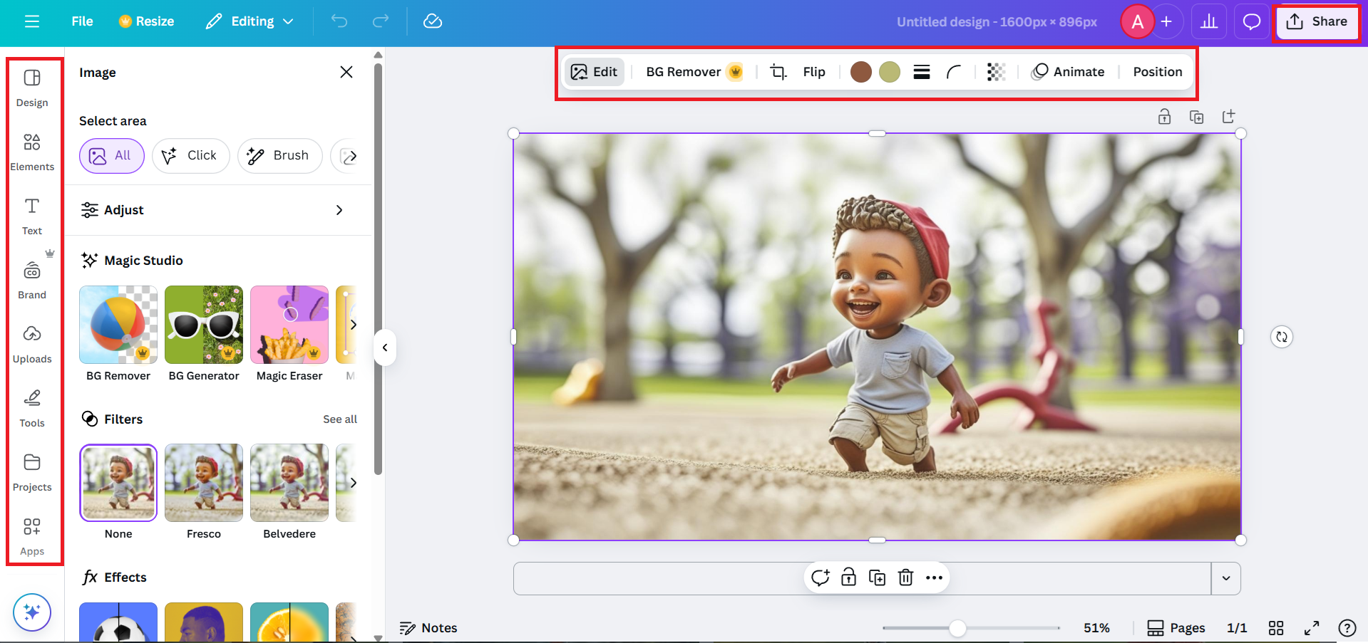 Edit and download