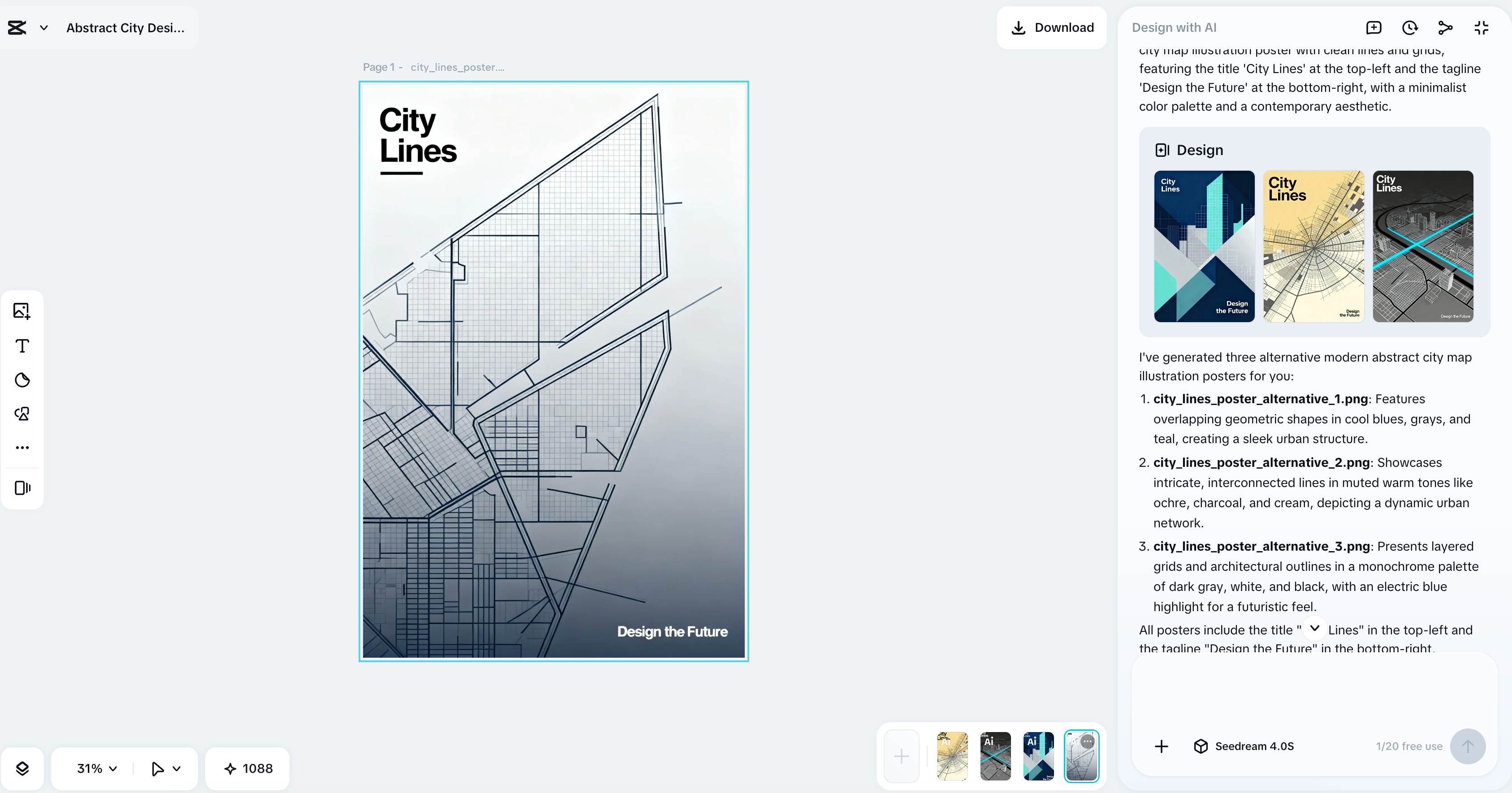 Abstract City Design