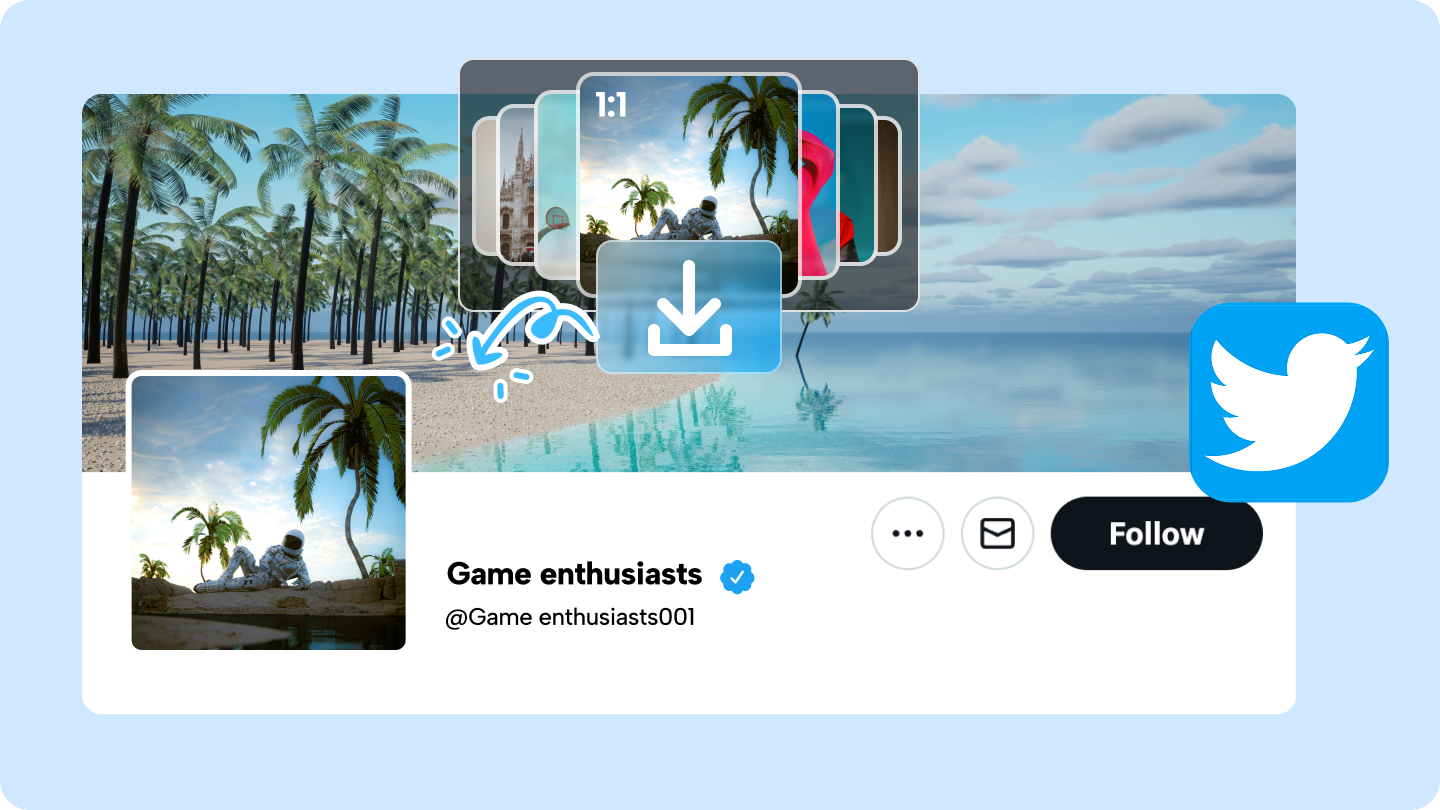 Завантажити зображення профілю Twitter