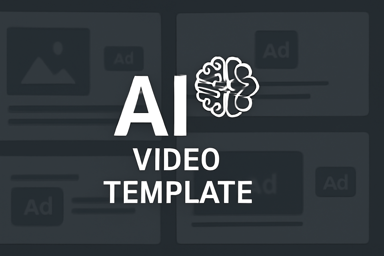 AI video template