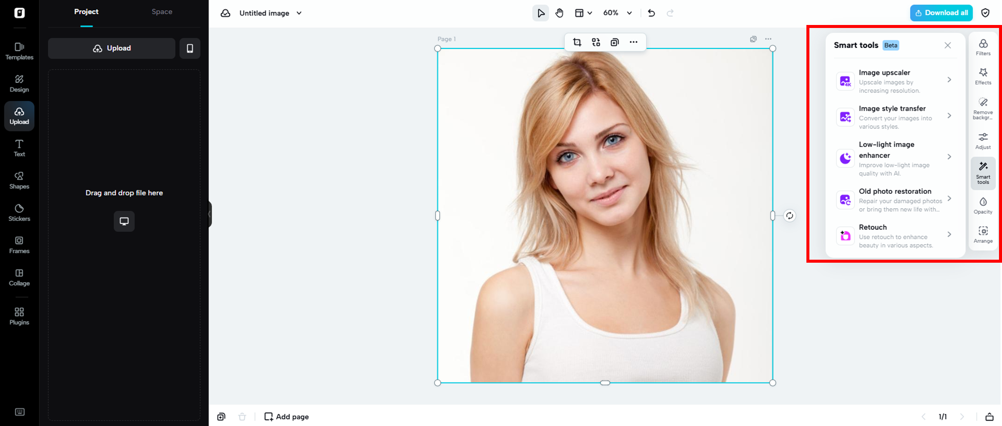 Enhance your image face