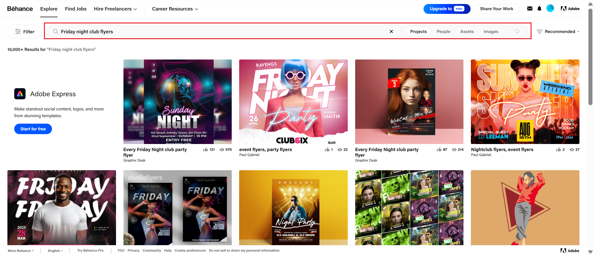 nightclub flyer background