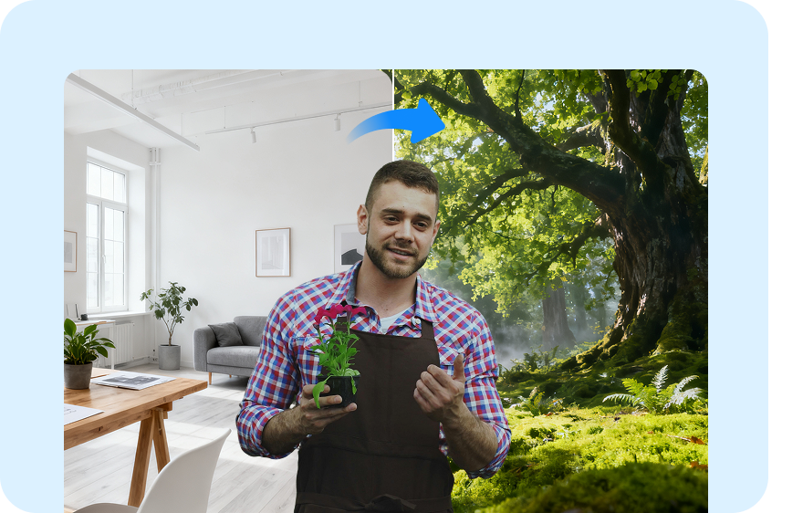  ลบพื้นหลังวิดีโอเพื่อแปลสุนทรพจน์และวิดีโอการนำเสนอเป็นภาษาท้องถิ่น