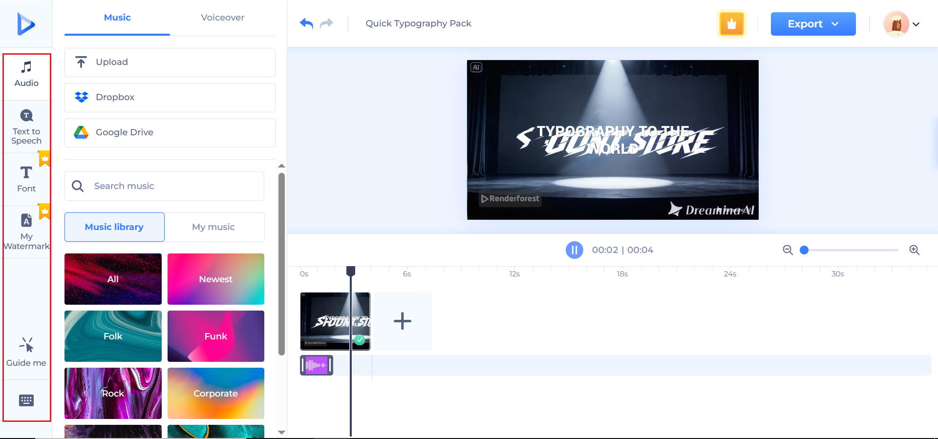 Customize your text and motion