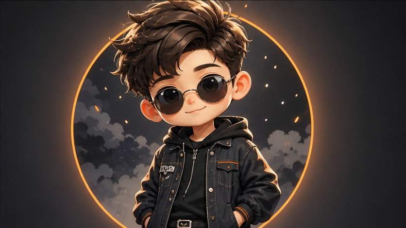 프롬프트 본 만화 소년 예 4