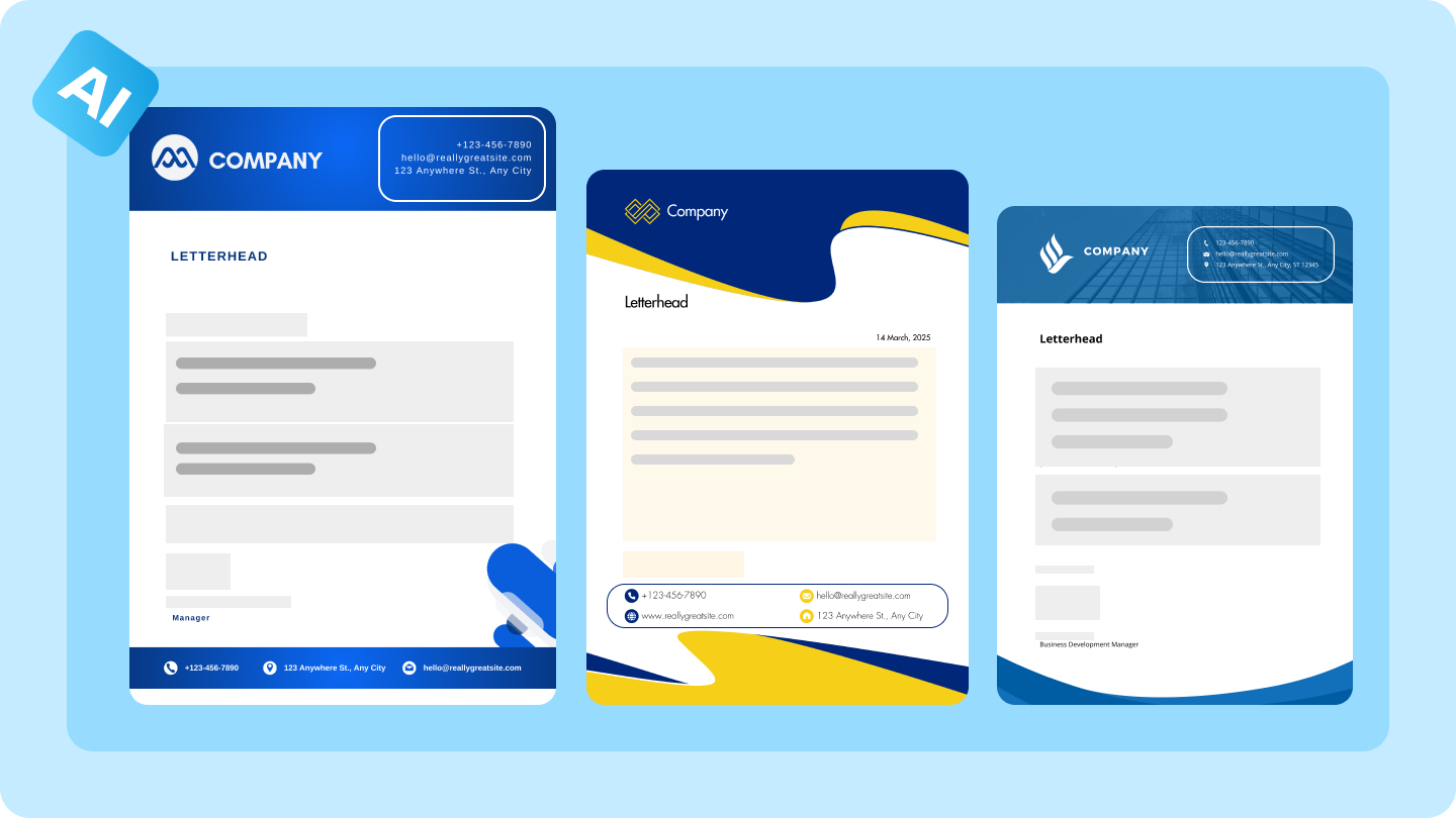 Membrete de diseño