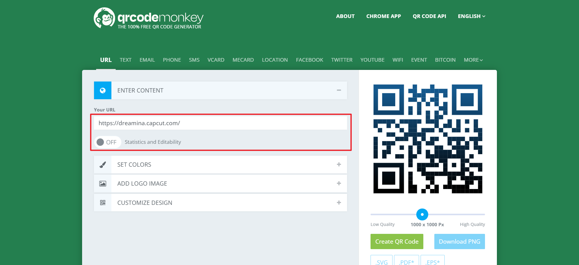 Generator kode QR dengan gambar
