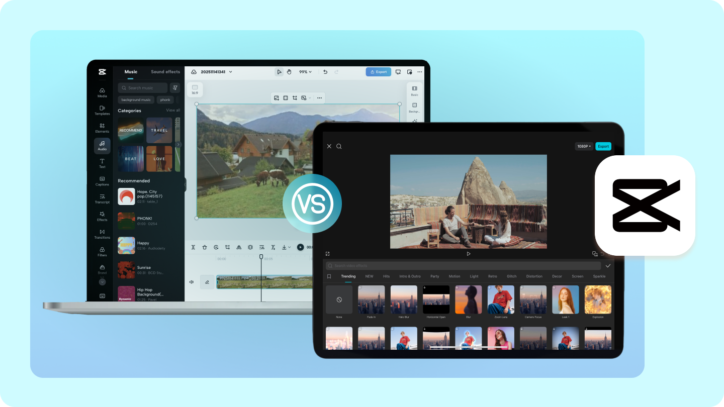 CapCut iPad vs Desktop