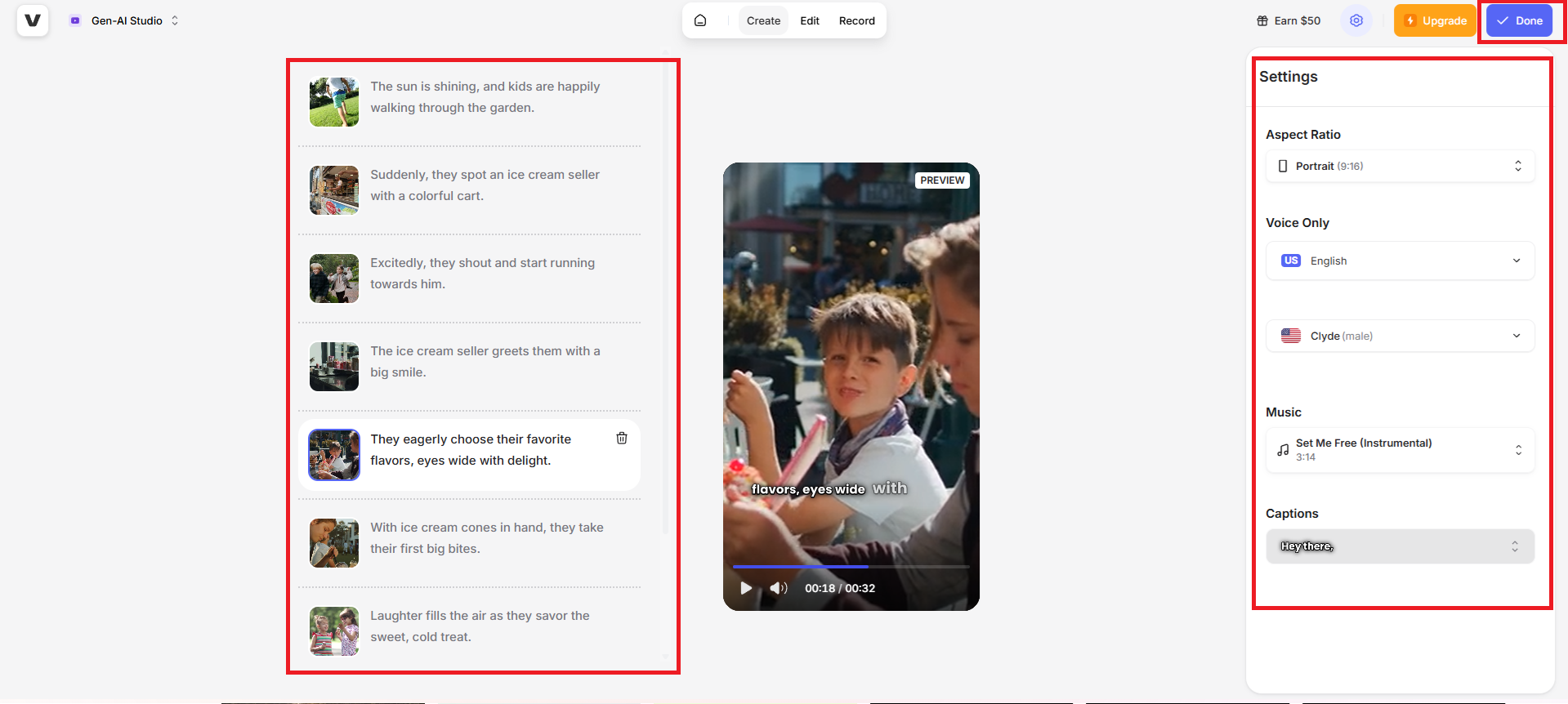 Edit and finalize your video
