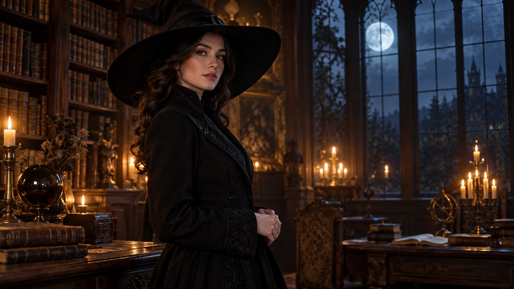 Halloween AI prompts for women example