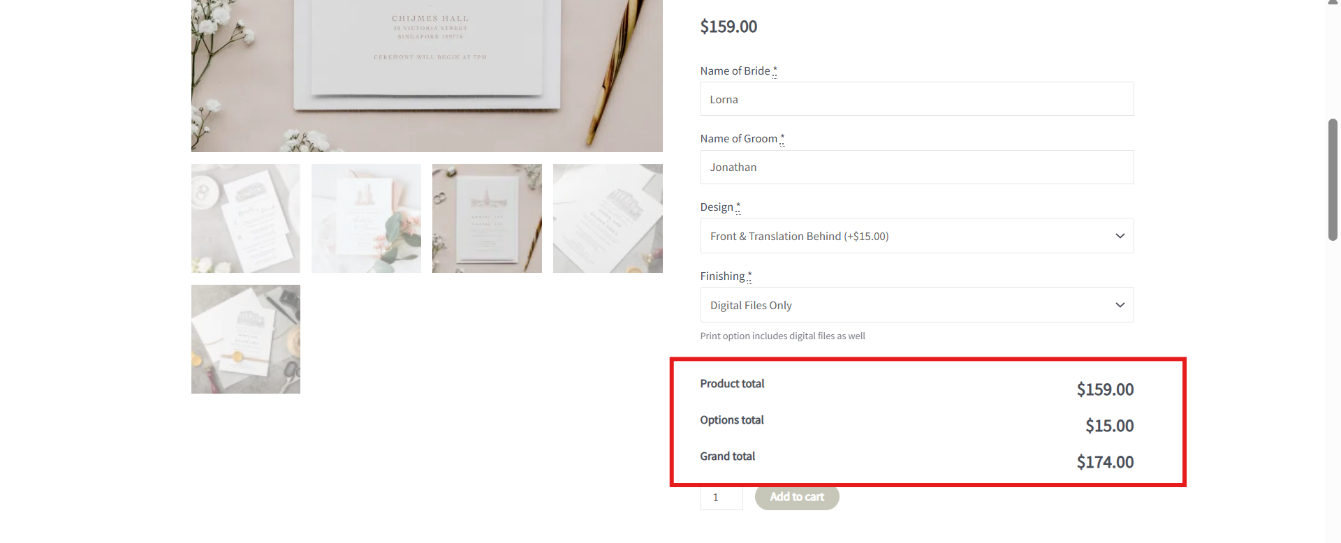 Conception et impression