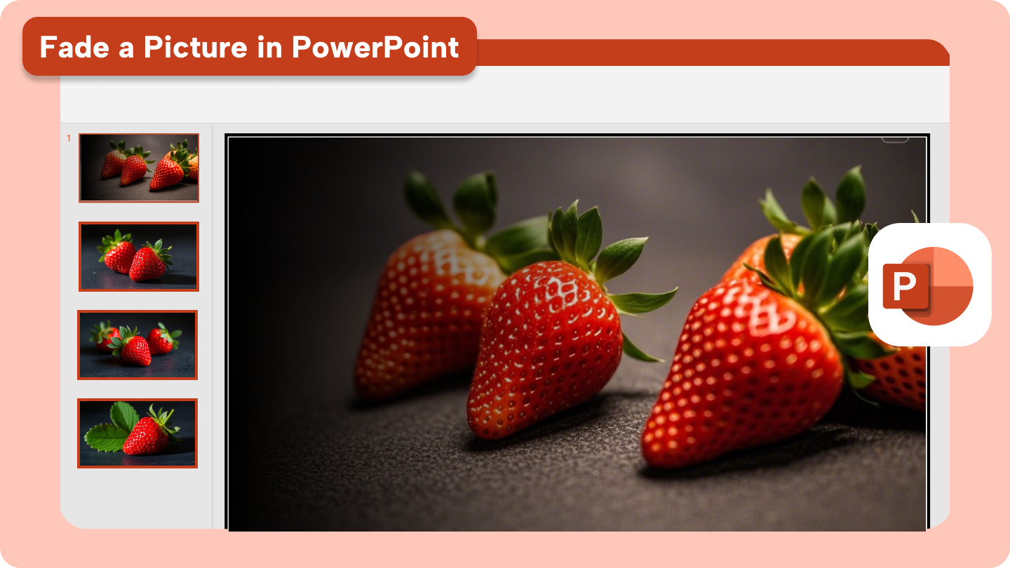 how to fade a picture in powerpoint