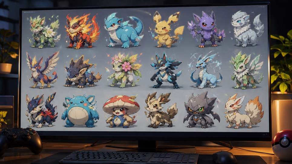 original fantasy creature concept generation visual