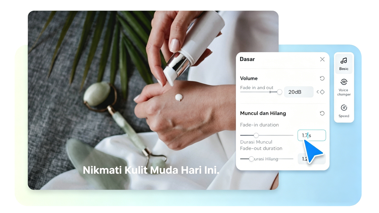 Integrasi yang mulus dengan perangkat pengeditan video