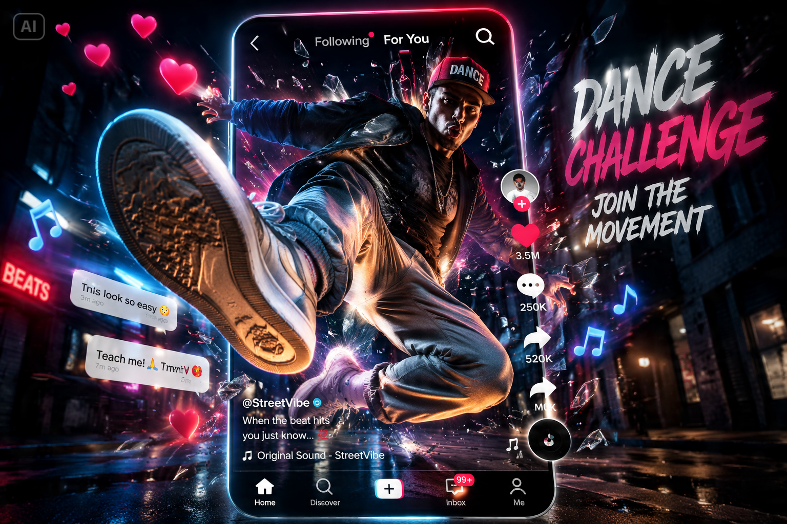 AI 3D popout social media poster generator benefits