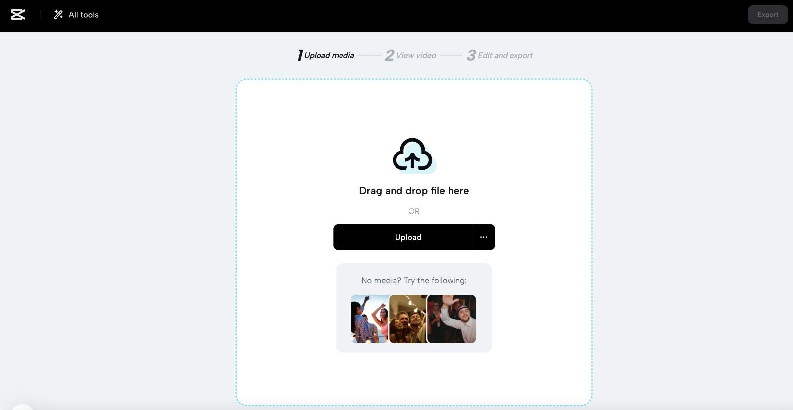 Import your footage 
