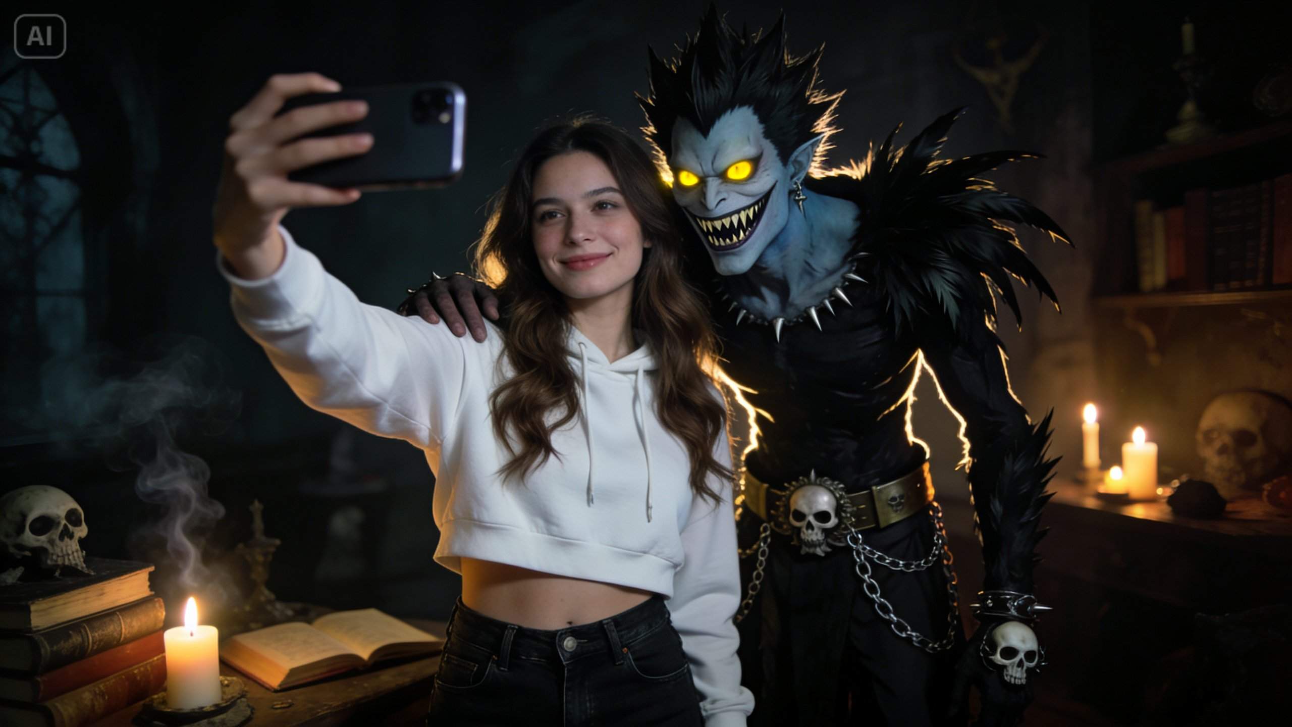 add ghost to photo prompts
