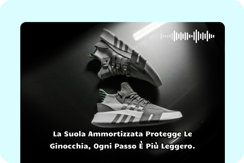 Use English to Italian translation for global marketing videos