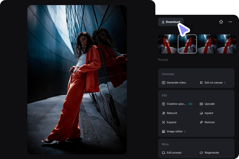 Ladda ner ditt mörkade foto