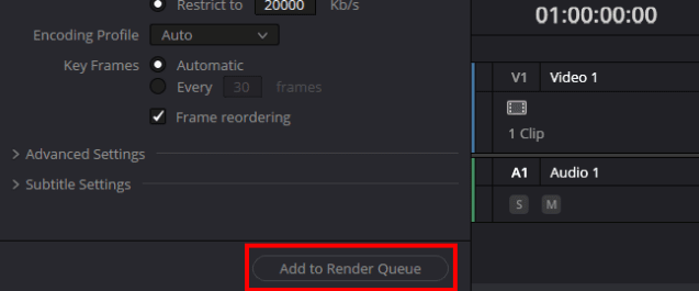 Render and export the video