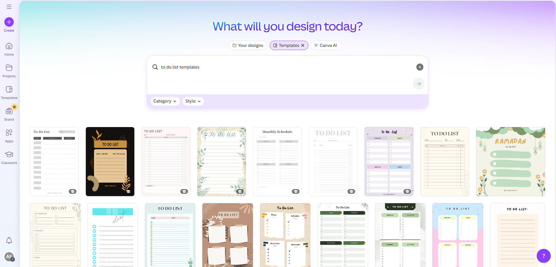 Canva to-do list templates