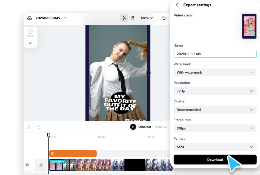 Pippit interface showing the AI Avatar selection screen with diverse avatars suitable for a medical context.