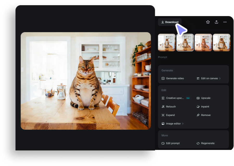 Perhalus dan unduh gambar Anda