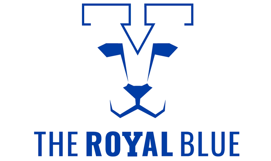 Royal blue - a well-known trend logo design 2025