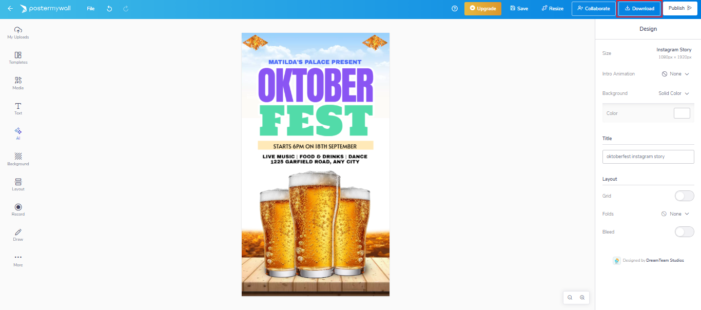 Fluturașul Oktoberfest