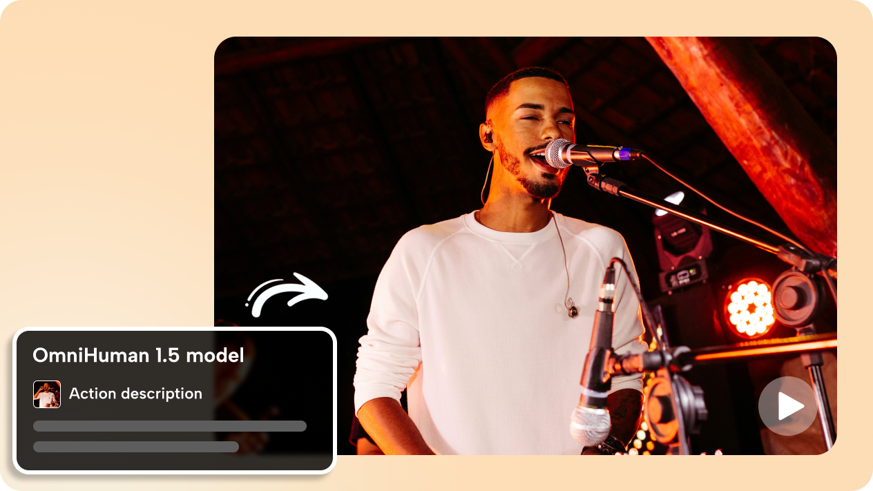 song to video with action description