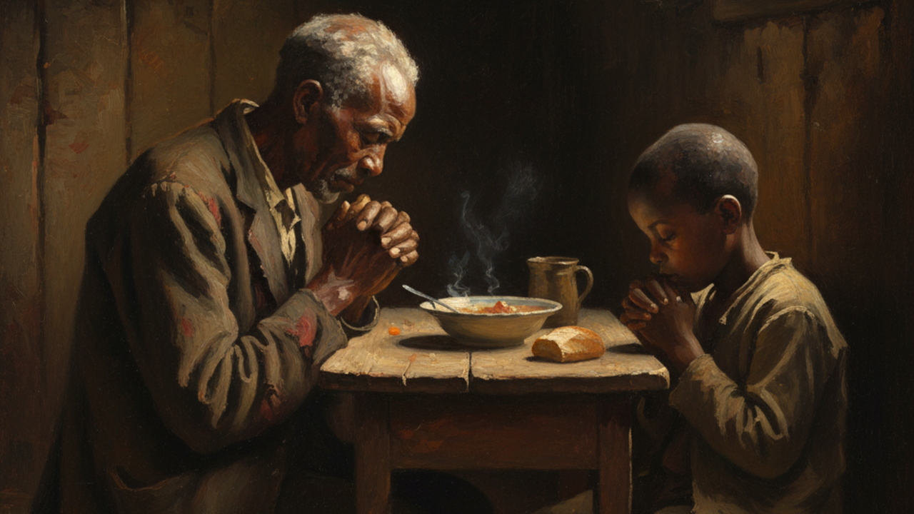 \"The Thankful Poor\" de Henry Ossawa Tanner