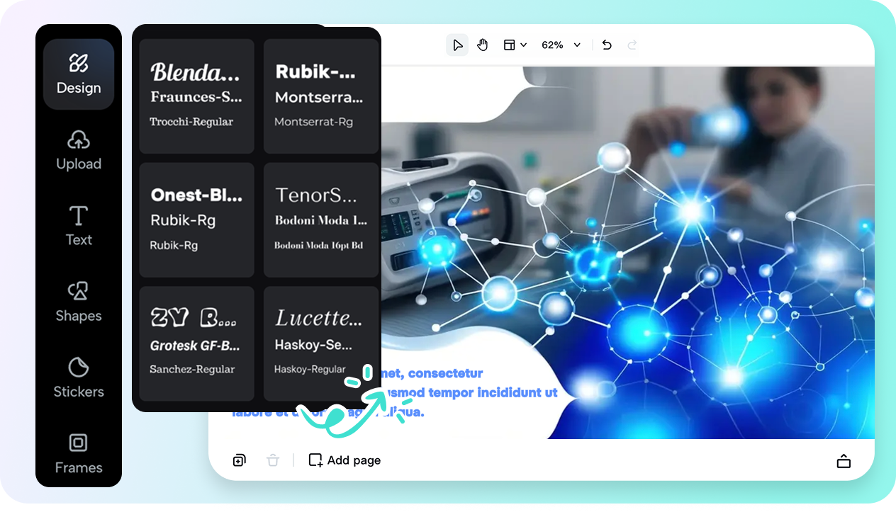 Image editing interface