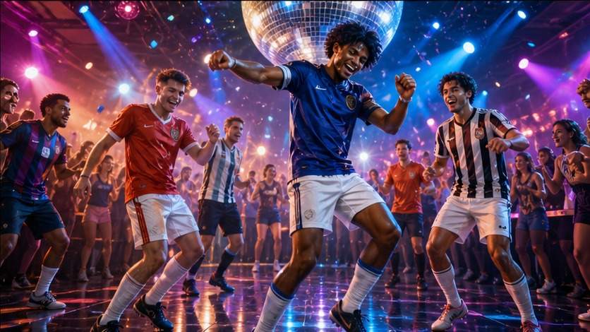 Dança de celebração do futebol exemplo 4