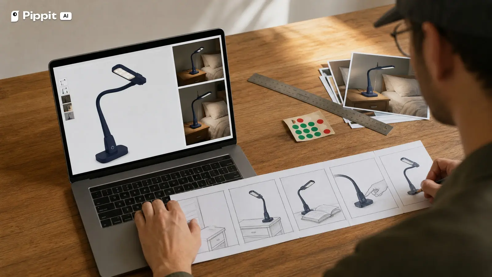 A producer turns verified reading light product page evidence into a practical storyboard.