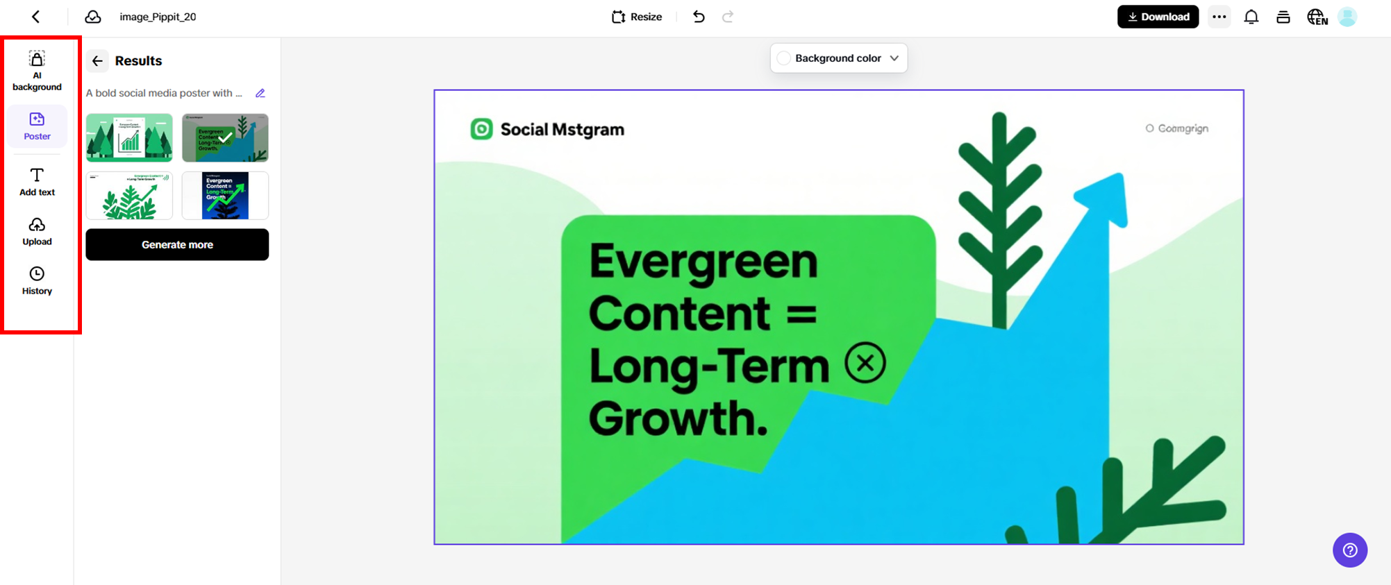 Customize your poster