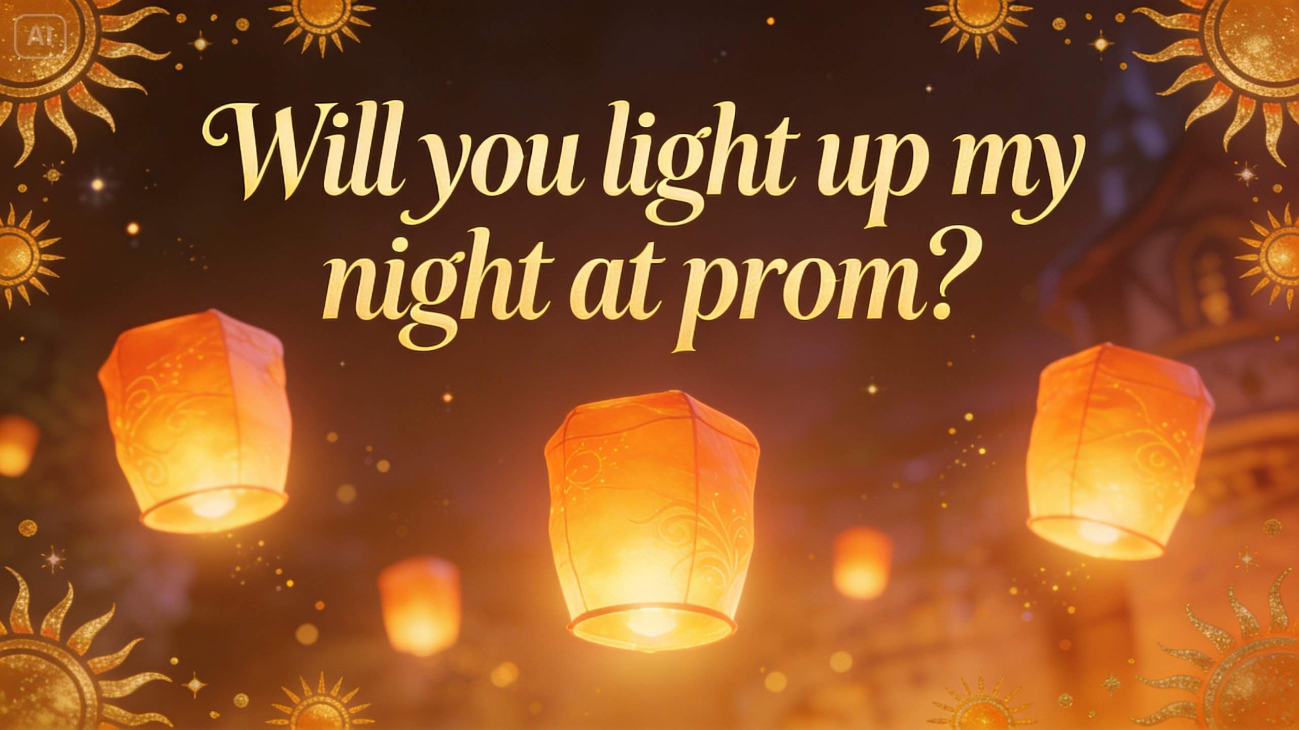 tangled promposal
