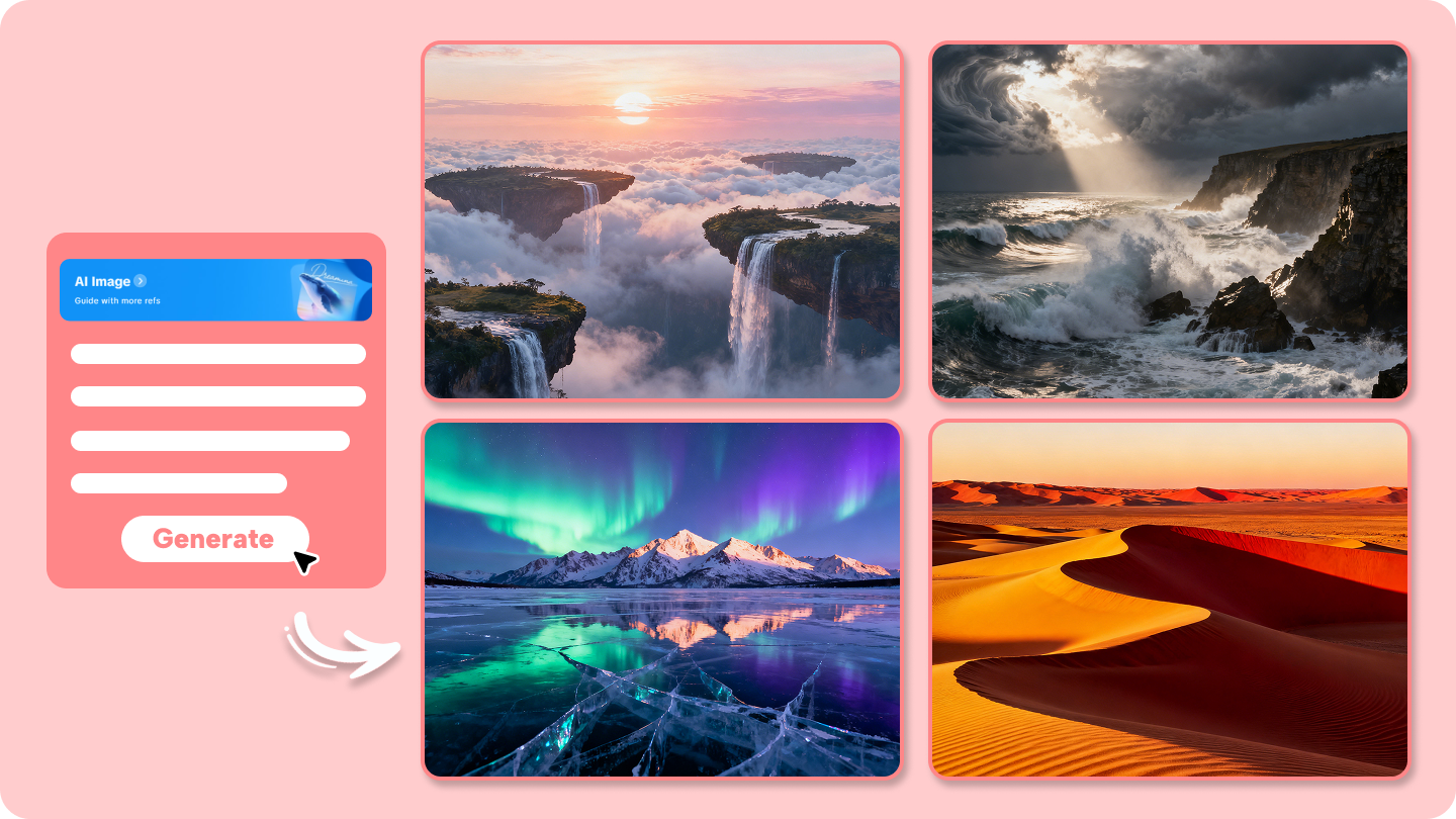 KI-Landschaftsgenerator: Auffällige Szenarien in Sekundenschnelle gestalten