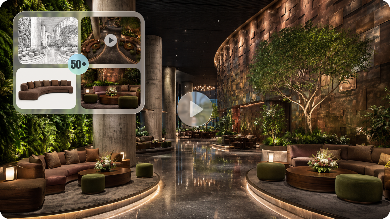 Generate walkthroughs from up to 50 multimodal inputs