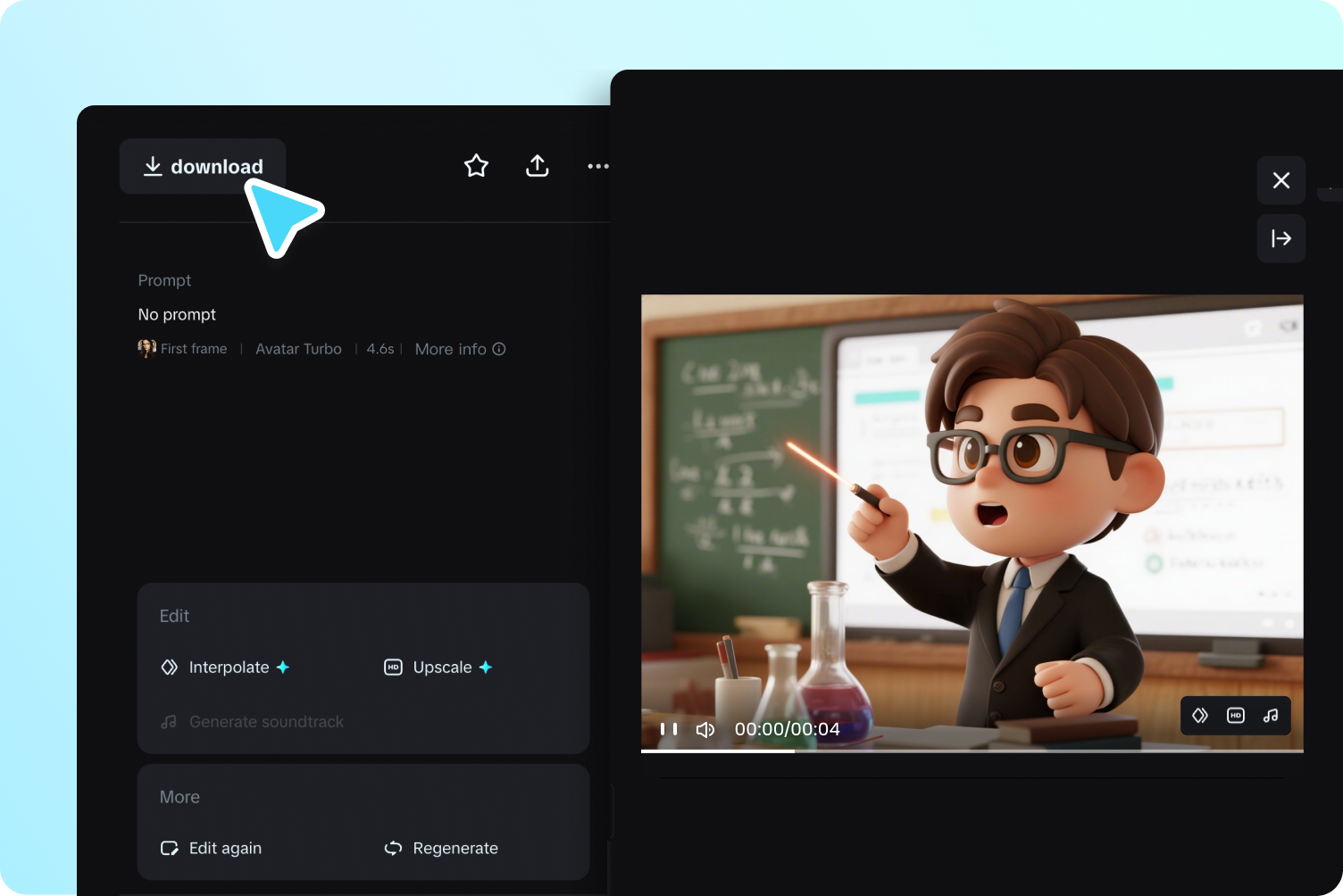 Muat turun video avatar kartun