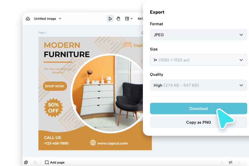 Scarica la progettazione del tuo poster per la campagna
