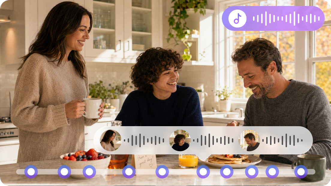 Create expressive multi-character voice conversations