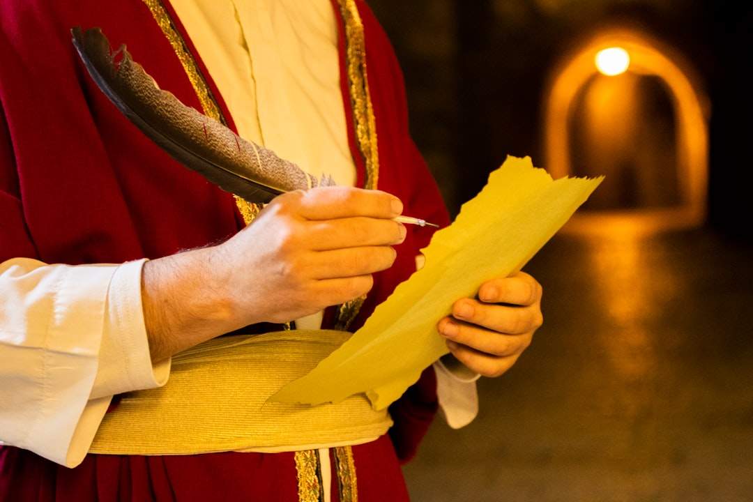 Parchment letter to Santa