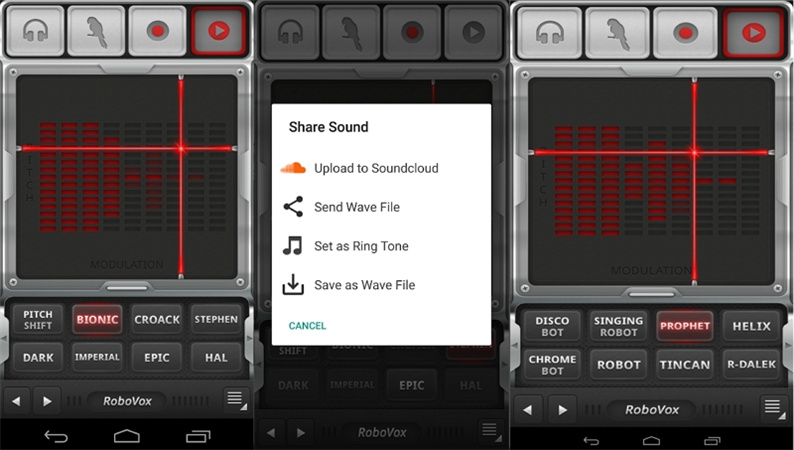 RoboVox Voice Change – ideální aplikace pro změnu hlasu pro mobilní uživatele
