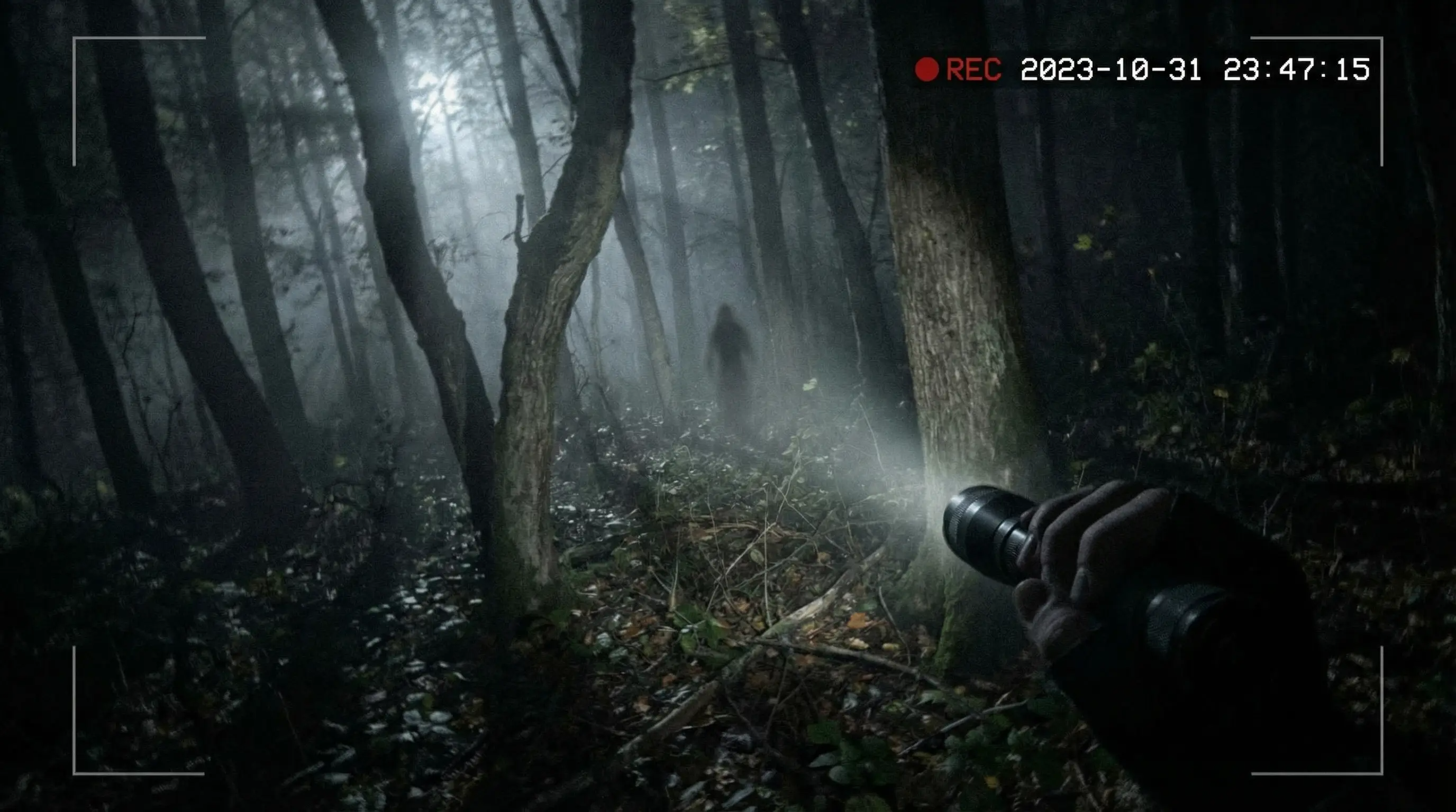Shaky handheld horror footage creates raw suspense